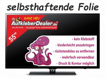 selbsthaftende Folien - Geckofolie Saugnapffolie