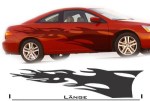 Autoaufkleber - Carstyling Autoaufkleber - Fahrzeugaufkleber NFS Flamme 1.1 (als Paar geliefert)