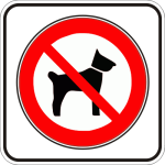 Aufkleber und Dekore - Hinweis und Verbotsaufkleber - Hundeaufkleber und Hundeschilder Shop! - Hundeverbot Aufkleber !!!