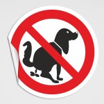 Hinweis und Verbotsaufkleber - Hunde verboten Aufkleber