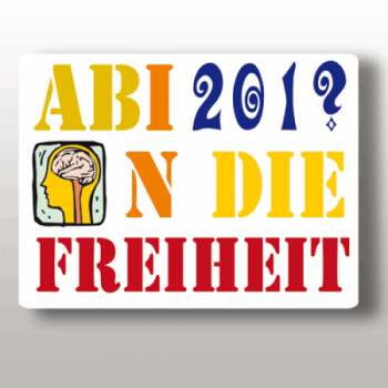 Abituraufkleber 