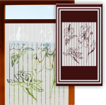Aufkleber und Dekore - Schöner Wohnen - Fensterfolien Sichtschutzfolien - Fensterfolien Motive Sichtschutz - Dekorationsfolie für Fenster - Fensteraufkleber 