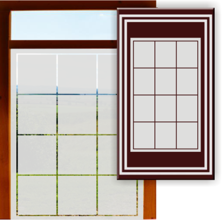 Aufkleber und Dekore - Schöner Wohnen - Fensterfolien Sichtschutzfolien - Fensterfolien Motive Sichtschutz - Dekorationsfolie für Fenster - Milchglasfolie Sichtschutz
