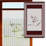 Aufkleber und Dekore - Schöner Wohnen - Fensterfolien Sichtschutzfolien - Fensterfolien Motive Sichtschutz - Dekorationsfolie für Fenster - Sichtschutzfolie für Fenster