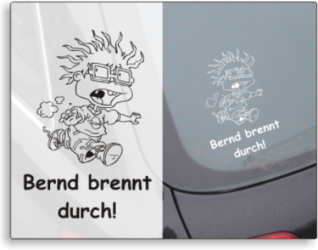 Baby On Board Aufkleber - Baby an Bord Aufkleber - Bernd