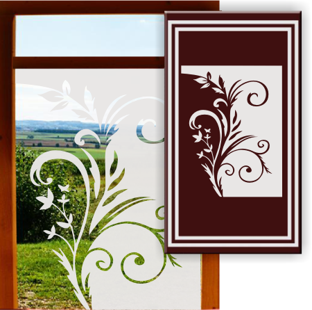 Schöner Wohnen - Fensterfolien Sichtschutzfolien - Fensterfolien Motive Sichtschutz - Dekorationsfolie für Fenster - Fensterfolien Sichtschutzfolie