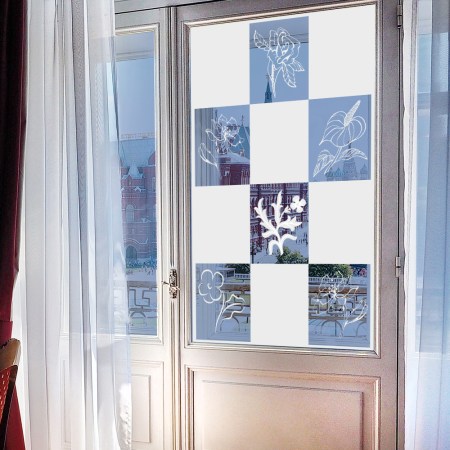 Aufkleber und Dekore - Schöner Wohnen - Fensterfolien Sichtschutzfolien - Fensterfolien Motive Sichtschutz - Dekorationsfolie für Fenster - Fensterfolien auf Zuschnitt 