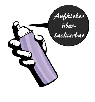 Überlackierbare Aufkleber