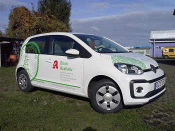 Aufkleber für Werbung an Fahrzeugen