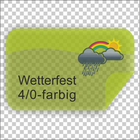 A7 durchsichtig 10 x Dosenaufkleber englisch 