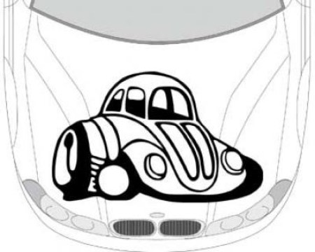 Wasserablaufblech für Motorhaube für VW Käfer