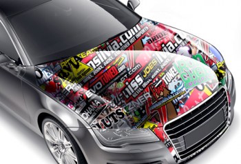 Autofolie Sticker Bomb Car Wrapping Tuning 3d selbstklebende Folierung