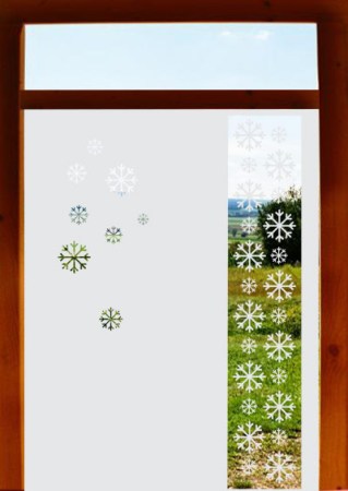 Schöner Wohnen - Fensterfolien Sichtschutzfolien - Fensterfolien Motive Sichtschutz - Dekorationsfolie für Fenster - Sichtschutz mit Sandstrahl Folie