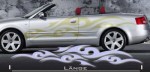 Aufkleber und Dekore - Autoaufkleber - Carstyling Autoaufkleber - Autoaufkleber (als Paar geliefert) Autoaufkleber für z.B. Audi