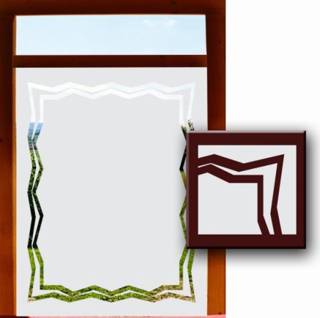 Schöner Wohnen - Fensterfolien Sichtschutzfolien - Fensterfolien Motive Sichtschutz - Dekorationsfolie für Fenster - Fensterdesignfolie Sichtschutz