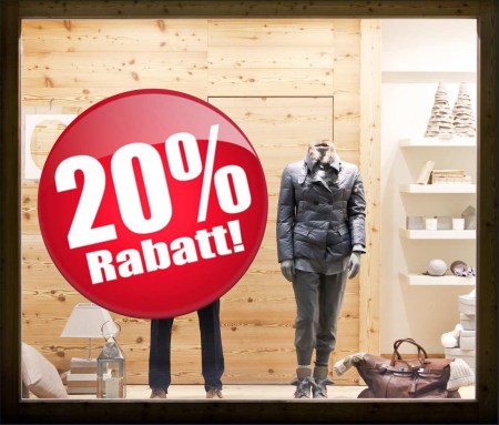 20% SALE Schaufenster Rabatt Ausverkauf Schlussverkauf SSV WSV Aufkleber grün 20% SALE Schaufenster Rabatt Ausverkauf Schlussverkauf SSV WSV Aufkleber grün