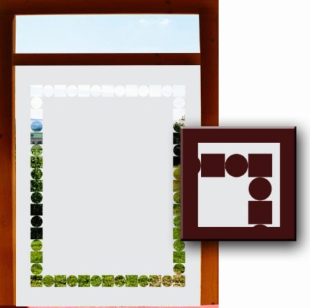 Schöner Wohnen - Fensterfolien Sichtschutzfolien - Fensterfolien Motive Sichtschutz - Dekorationsfolie für Fenster - Fensterfolie Küchenfenster selbstklebend