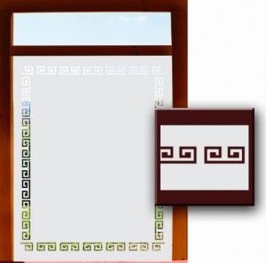 Schöner Wohnen - Fensterfolien Sichtschutzfolien - Fensterfolien Motive Sichtschutz - Dekorationsfolie für Fenster - Klebefolien Badfenster
