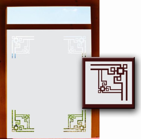 Schöner Wohnen - Fensterfolien Sichtschutzfolien - Fensterfolien Motive Sichtschutz - Dekorationsfolie für Fenster - Sichtschutzfolie Badezimmerfenster