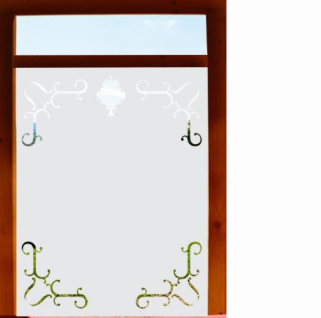 Schöner Wohnen - Fensterfolien Sichtschutzfolien - Fensterfolien Motive Sichtschutz - Dekorationsfolie für Fenster - Sichtschutzfolie Badezimmer
