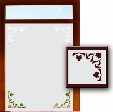 Schöner Wohnen - Fensterfolien Sichtschutzfolien - Fensterfolien Motive Sichtschutz - Dekorationsfolie für Fenster - Glasdekorfolie Sichtschutzfolie