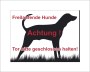 Aufkleber und Dekore - Hinweis und Verbotsaufkleber - Schilder Shop - Schilder und Werbeplanen - Hundewarnschilder Achtung, Vorsicht Hund - Hundeaufkleber und Hundeschilder Shop! - Schild - freilaufende Hunde, bitte Tür geschlossen halten! 