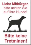 Aufkleber und Dekore - Hinweis und Verbotsaufkleber - Schilder Shop - Schilder und Werbeplanen - Hundewarnschilder Achtung, Vorsicht Hund - Hundeaufkleber und Hundeschilder Shop! - Hundekot Schild - Bitte keine Tretminen!