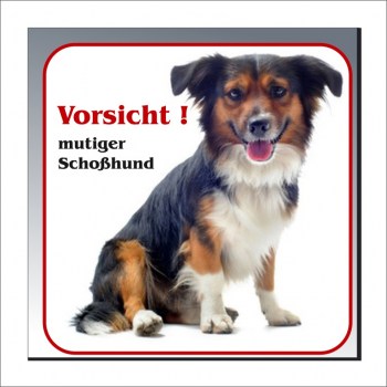 Waliser Corgi Schild - Vorsicht! mutiger Schosshund 