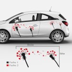 Aufkleber und Dekore - Autoaufkleber - Autoaufkleber Blumen - Autoaufkleber 