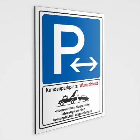 ▷ Parkplatzschilder beschriften & günstig online bestellen