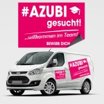 weitere Druckartikel - AZUBI gesucht Aufkleber