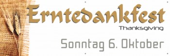 Werbebanner Erntedankfest