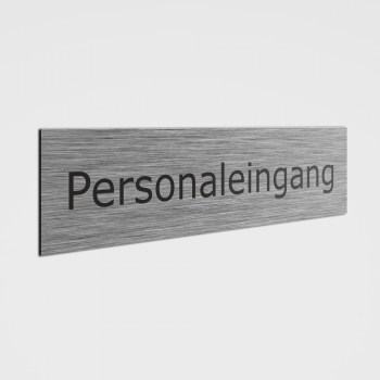 Hinweisschilder! Personaleingang Schild, Aufkleber Personaleingang 