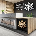 weitere Druckartikel - Fräsbuchstaben 3D-Buchstaben Logo