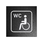 Aufkleber und Etiketten Shop - Schilder Shop - Schilder und Magnetfolien - Schilder für Gewerbe/Unternehmen - Türaufkleber - Wegweiser für WC, Umkleiden und Duschen - Türschilder - Wegweiser für WC, Umkleiden und Duschen - WC Hinweisschild, Behinderten-W
