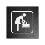 Aufkleber und Dekore - Hinweis und Verbotsaufkleber - Schilder Shop - Schilder und Werbeplanen - Schilder für Gastronomie, Hotels und Einzelhandel - Schilder für Gastronomie, Hotels und Einzelhandel - Wickelraum Hinweis Schild, Wickelraum Aufkleber, anth