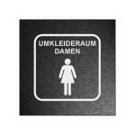 Aufkleber und Dekore - Hinweis und Verbotsaufkleber - Schilder Shop - Schilder und Werbeplanen - Schilder für Gastronomie, Hotels und Einzelhandel - Schilder für Gastronomie, Hotels und Einzelhandel - Umkleidekabinen Schild, Frauen-Umkleidekabinen Aufkle