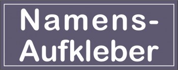 Namensaufkleber - Aufkleber Namen