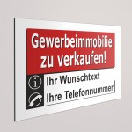 Aufkleber und Etiketten Shop - Hinweis und Verbotsaufkleber - Schilder Shop - Schilder und Magnetfolien - zu vermieten Schilder & zu verkaufen Schilder - zu verkaufen - zu vermieten Schilder - Aufkleber - Gewerbeimmobilie zu verkaufen Schild und Aufk