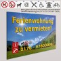 Aufkleber und Dekore - Hinweis und Verbotsaufkleber - Schilder Shop - Schilder und Werbeplanen - zu vermieten Schilder & zu verkaufen Schilder - zu verkaufen - zu vermieten Schilder - Aufkleber - Ferienwohnung zu vermieten