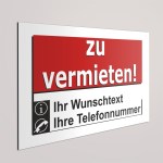 Aufkleber und Dekore - Hinweis und Verbotsaufkleber - Schilder Shop - Schilder und Werbeplanen - zu vermieten Schilder & zu verkaufen Schilder - zu verkaufen - zu vermieten Schilder - Aufkleber - zu vermieten Schild