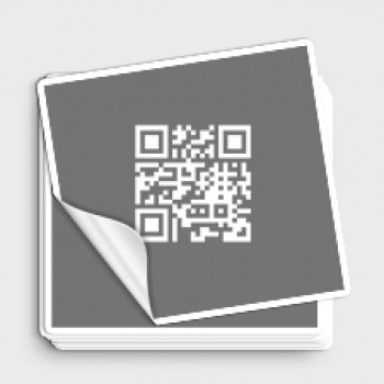 QR Code Aufkleber