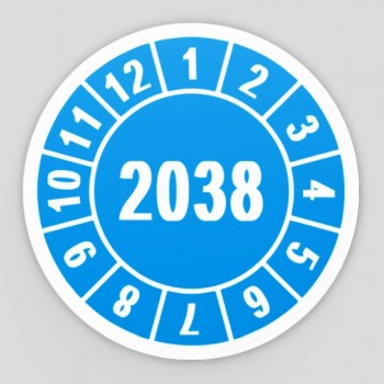 Prüfplakette Jahresprüfplakette 2038