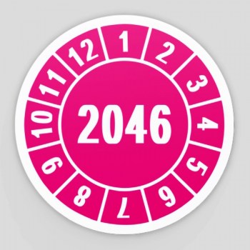 Prüfplakette Jahresprüfplakette 2046