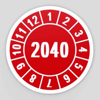 Prüfplakette Jahresprüfplakette 2040