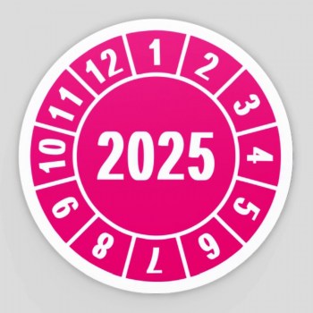 Prüfplakette Jahresprüfplakette 2025