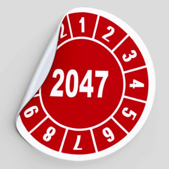 Prüfplakette Jahresprüfplakette 2047