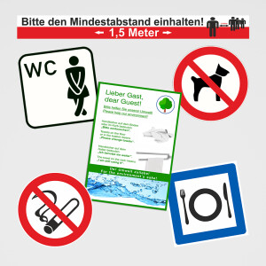 Aufkleber & Schilder für den gewerblichen Bedarf