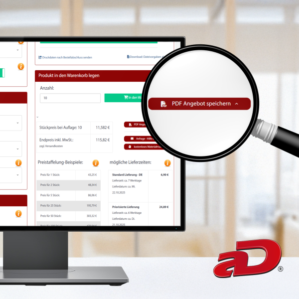 Angebote sichern – später bestellen - Angebote sichern – später bestellen