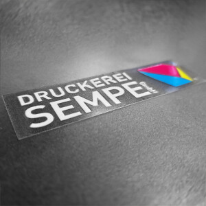 Product Branding DTF Aufkleber